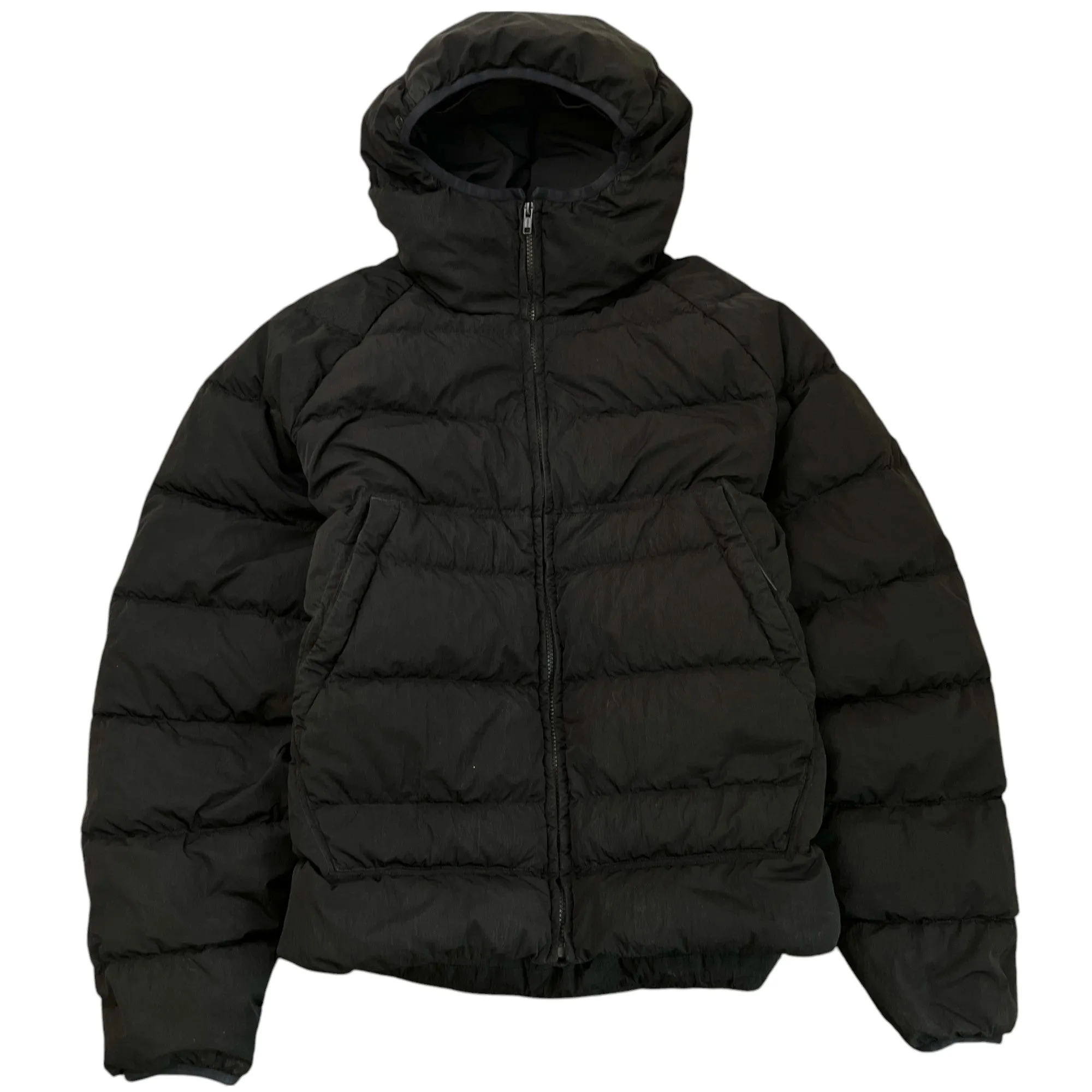 Men's Eco Chrome-R Goggle Down Jacket Black Size IT 50 / L