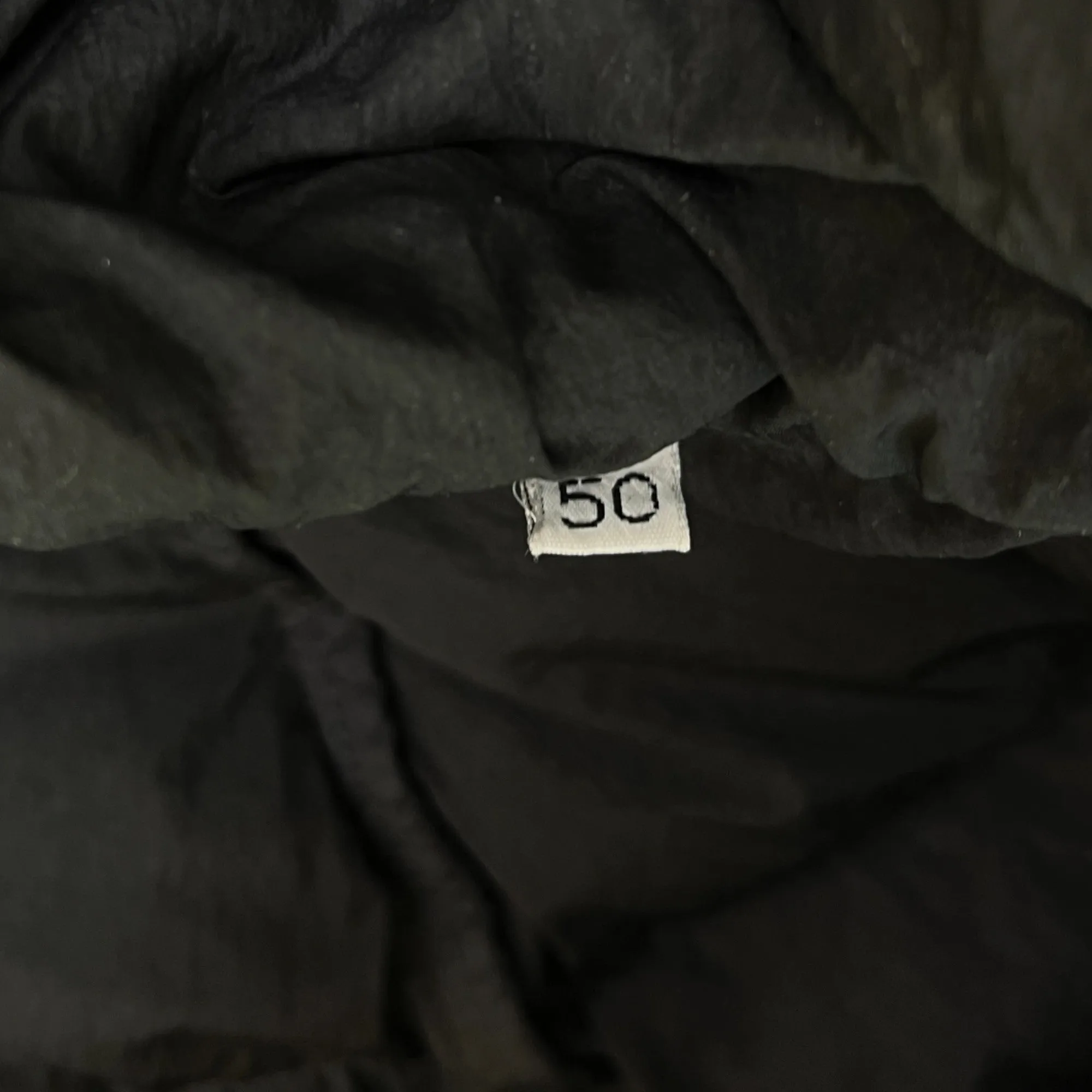 Men's Eco Chrome-R Goggle Down Jacket Black Size IT 50 / L