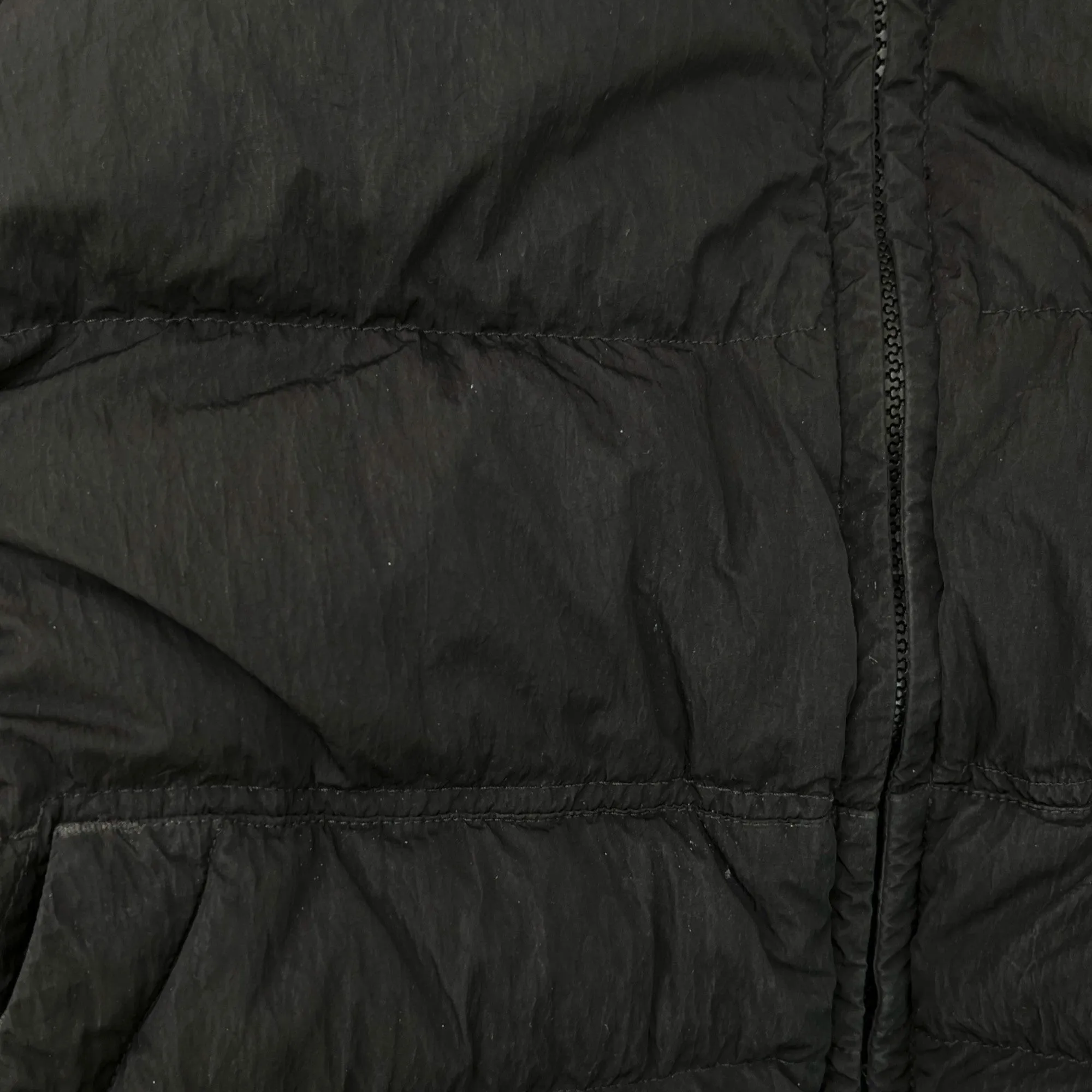 Men's Eco Chrome-R Goggle Down Jacket Black Size IT 50 / L