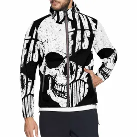Men's Windbreaker printed live fast die young