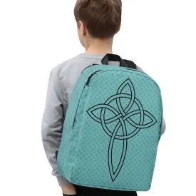 Minimalist Backpack Cross Crucifix Celtic Style