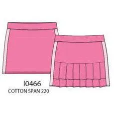Paper Flower Tennis Skirt With Pleats Back Short Underlay