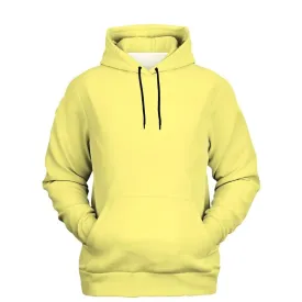 Pastel Yellow Hoodie | Unisex | with PLUS sizes | Bright Pastel Yellow | C0M0Y60K0