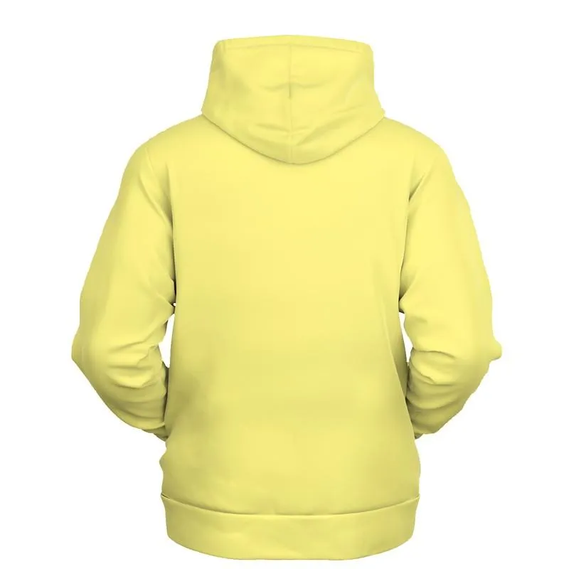 Pastel Yellow Hoodie | Unisex | with PLUS sizes | Bright Pastel Yellow | C0M0Y60K0