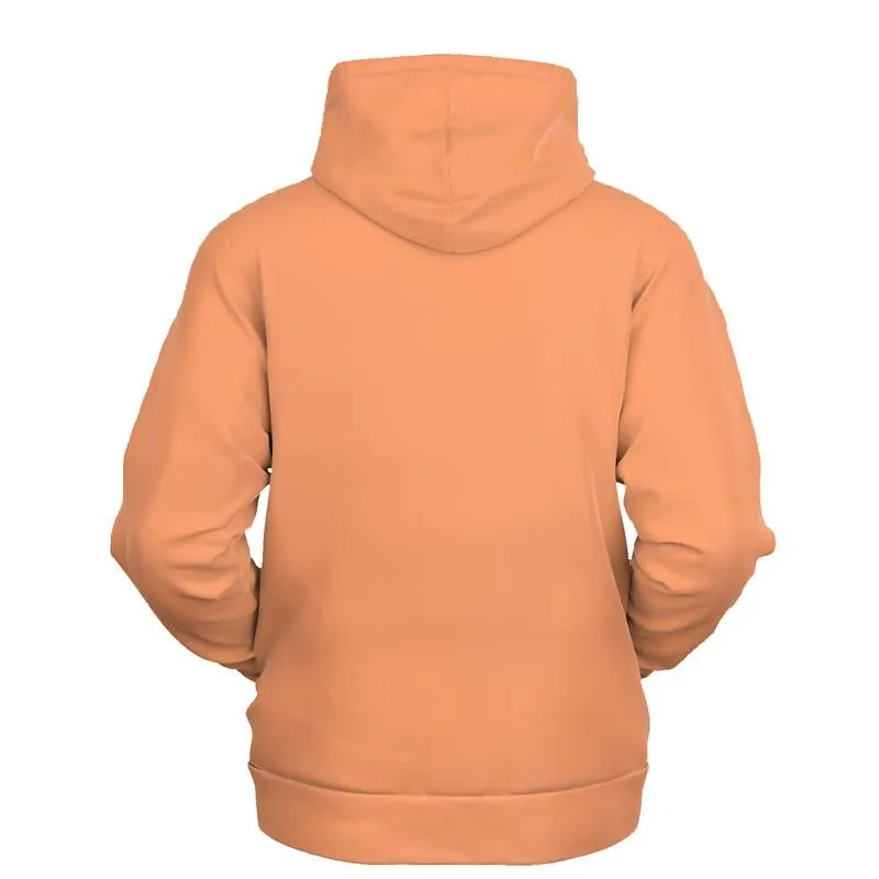 Peach Hoodie | Unisex | with PLUS sizes | Bright Pastel Orange | C0M45Y60K0