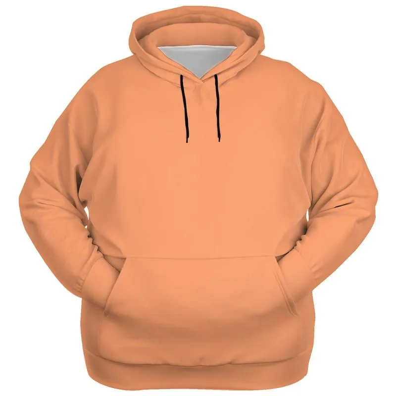 Peach Hoodie | Unisex | with PLUS sizes | Bright Pastel Orange | C0M45Y60K0