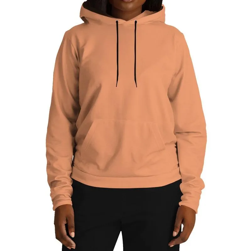 Peach Hoodie | Unisex | with PLUS sizes | Bright Pastel Orange | C0M45Y60K0