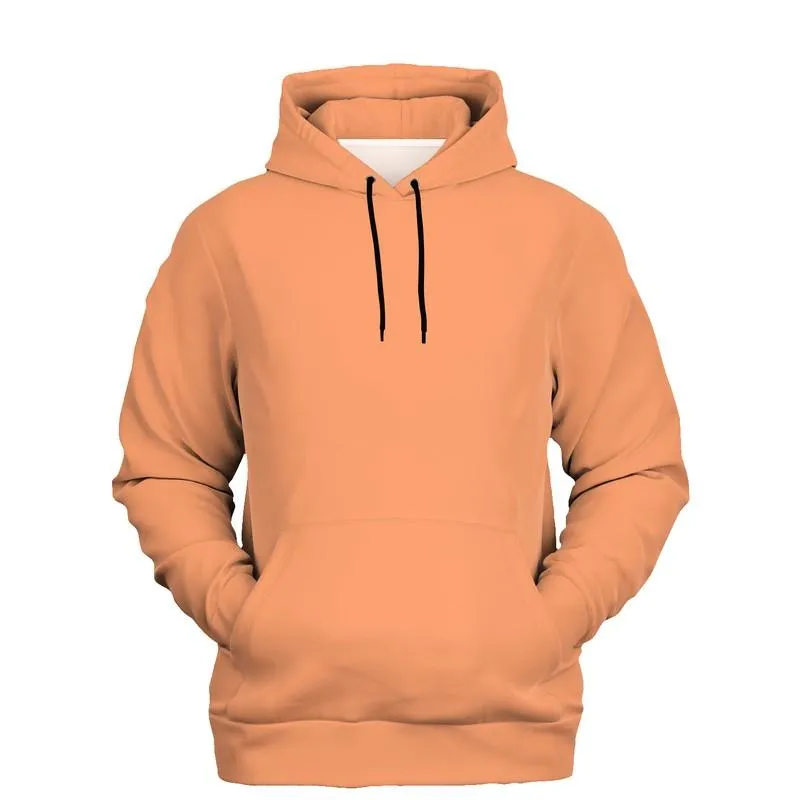 Peach Hoodie | Unisex | with PLUS sizes | Bright Pastel Orange | C0M45Y60K0