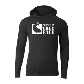 #PUTITINTHEYFACE Performance Long Sleeve Hoodie