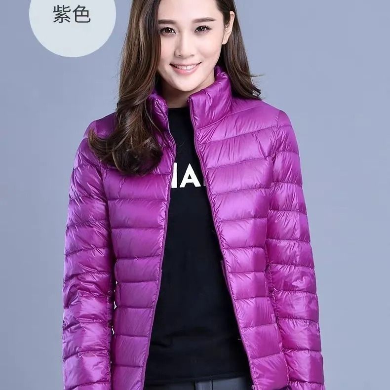 QEZER Women and Men's  Ultra Light Weight Short Down Jacket (Available in Plus Size)