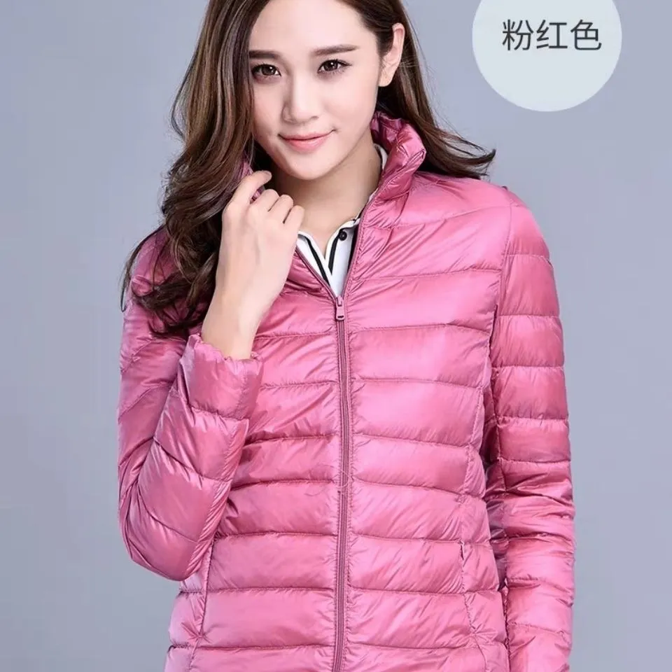 QEZER Women and Men's  Ultra Light Weight Short Down Jacket (Available in Plus Size)
