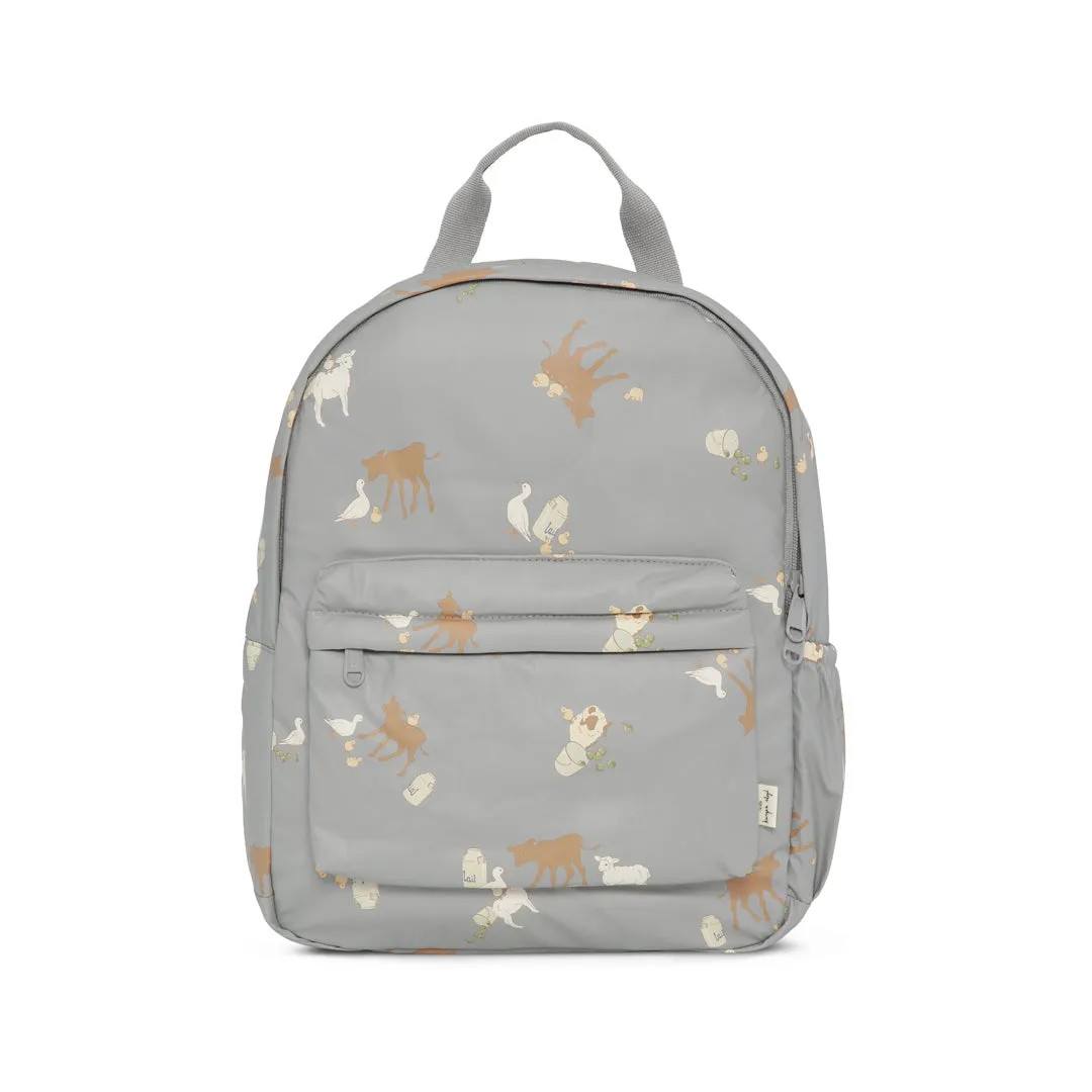 Rainy Kids Backpack Junior, Farm Blue