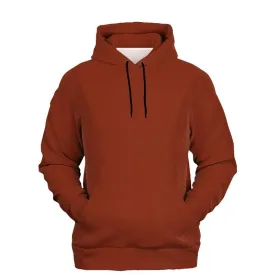 Red Blank Hoodie | Unisex | with PLUS sizes | C0M80Y80K60