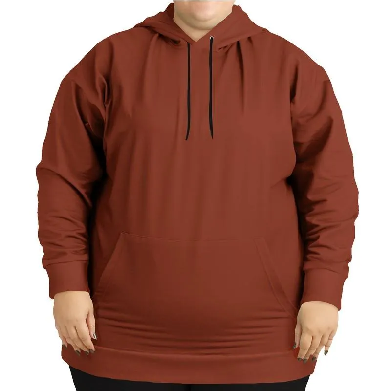 Red Blank Hoodie | Unisex | with PLUS sizes | C0M80Y80K60