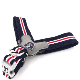 Red, White & Blue Stripe Dog Harness