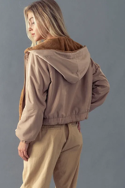 Reversible Soft Faux Fur- WindBreaker Jacket