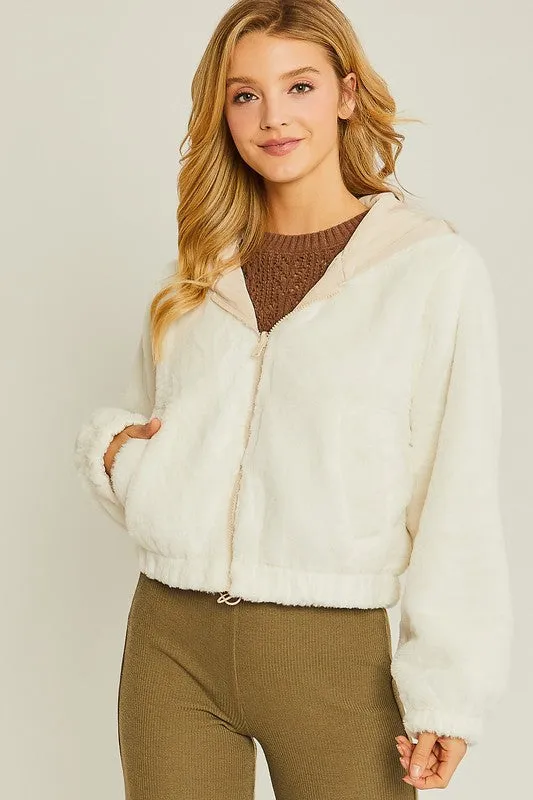 Reversible Soft Faux Fur- WindBreaker Jacket