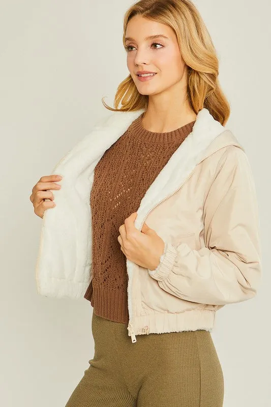 Reversible Soft Faux Fur- WindBreaker Jacket