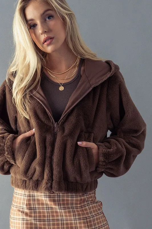 Reversible Soft Faux Fur- WindBreaker Jacket