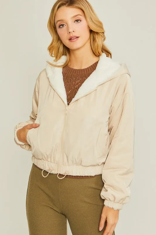 Reversible Soft Faux Fur- WindBreaker Jacket
