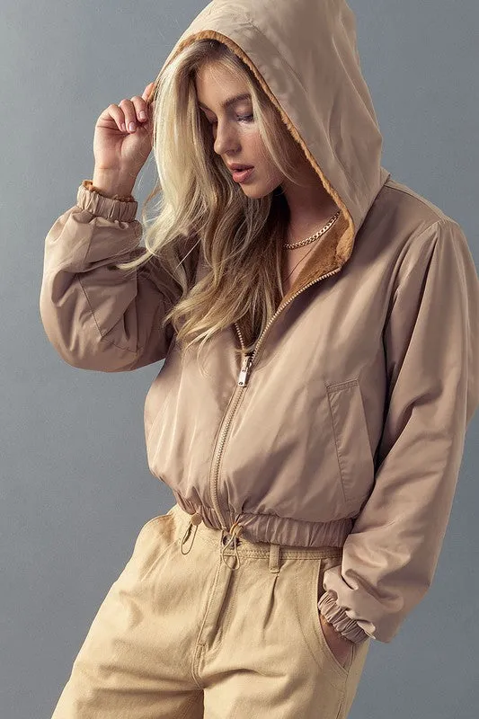 Reversible Soft Faux Fur- WindBreaker Jacket