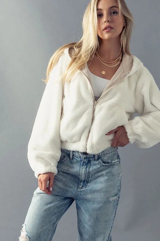 Reversible Soft Faux Fur- WindBreaker Jacket