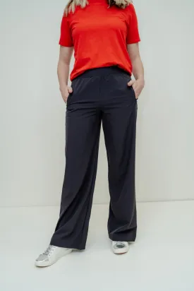 Rosemary Straight Leg Pants - Deep Smoke