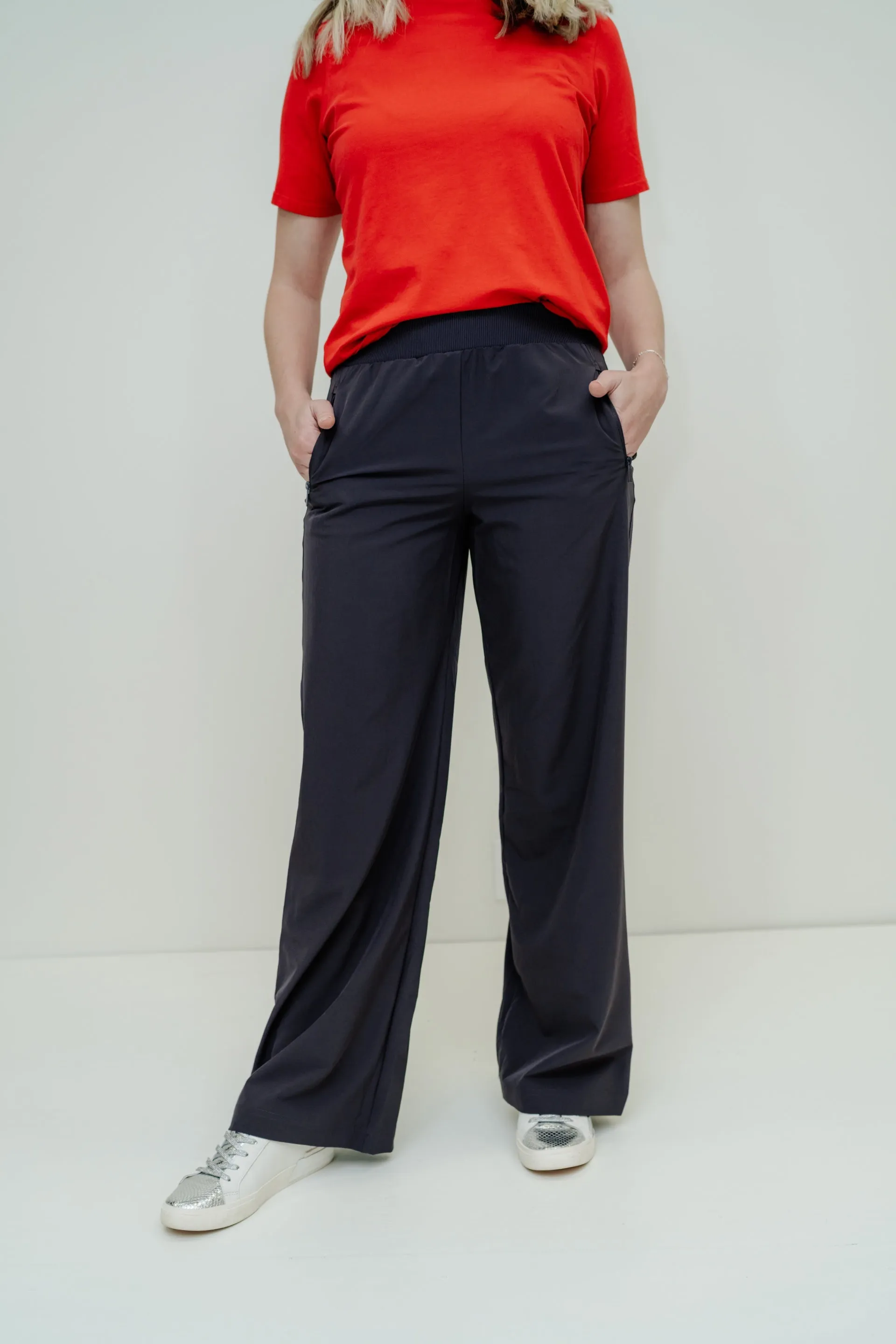 Rosemary Straight Leg Pants - Deep Smoke