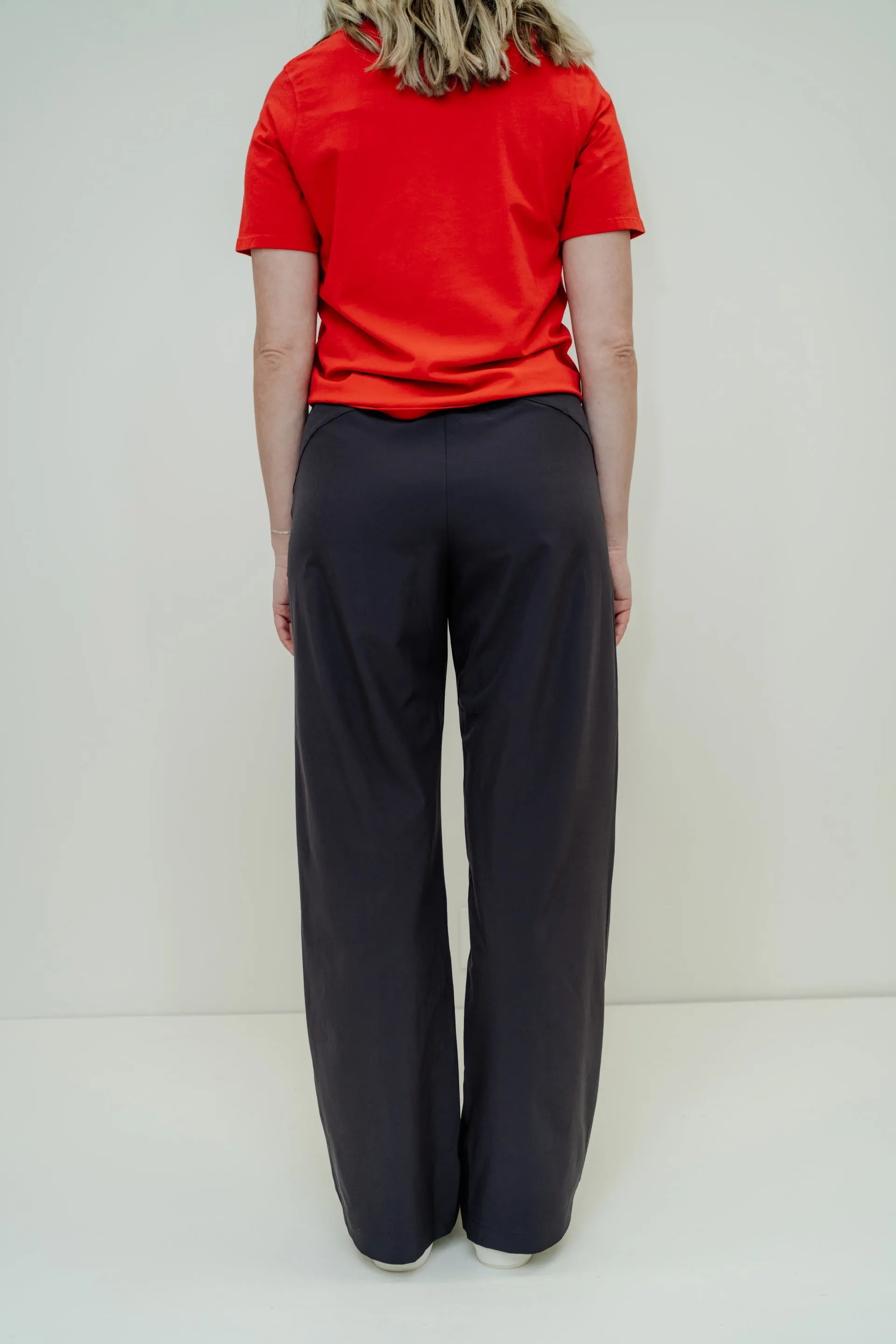 Rosemary Straight Leg Pants - Deep Smoke