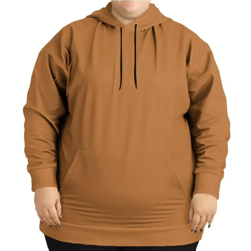 Shaded Midtone Orange Hoodie | Unisex | with PLUS sizes | C0M50Y80K30