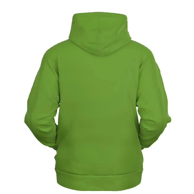 Shaded Warm Green Hoodie | Unisex | with PLUS sizes | C50M0Y100K30