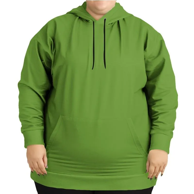 Shaded Warm Green Hoodie | Unisex | with PLUS sizes | C50M0Y100K30