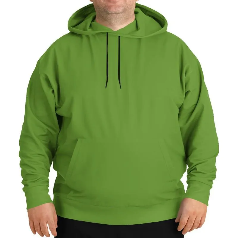 Shaded Warm Green Hoodie | Unisex | with PLUS sizes | C50M0Y100K30