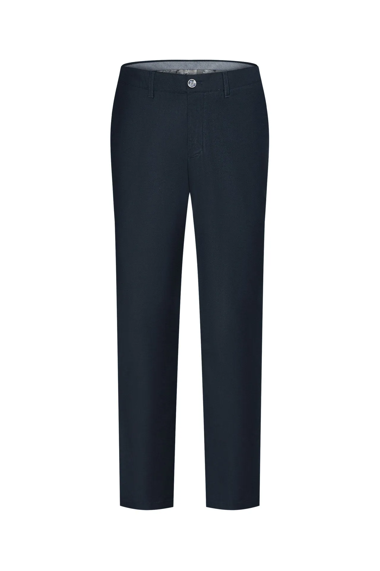 Soft Cotton Rich Stretch Casual Pants in Regular Fit