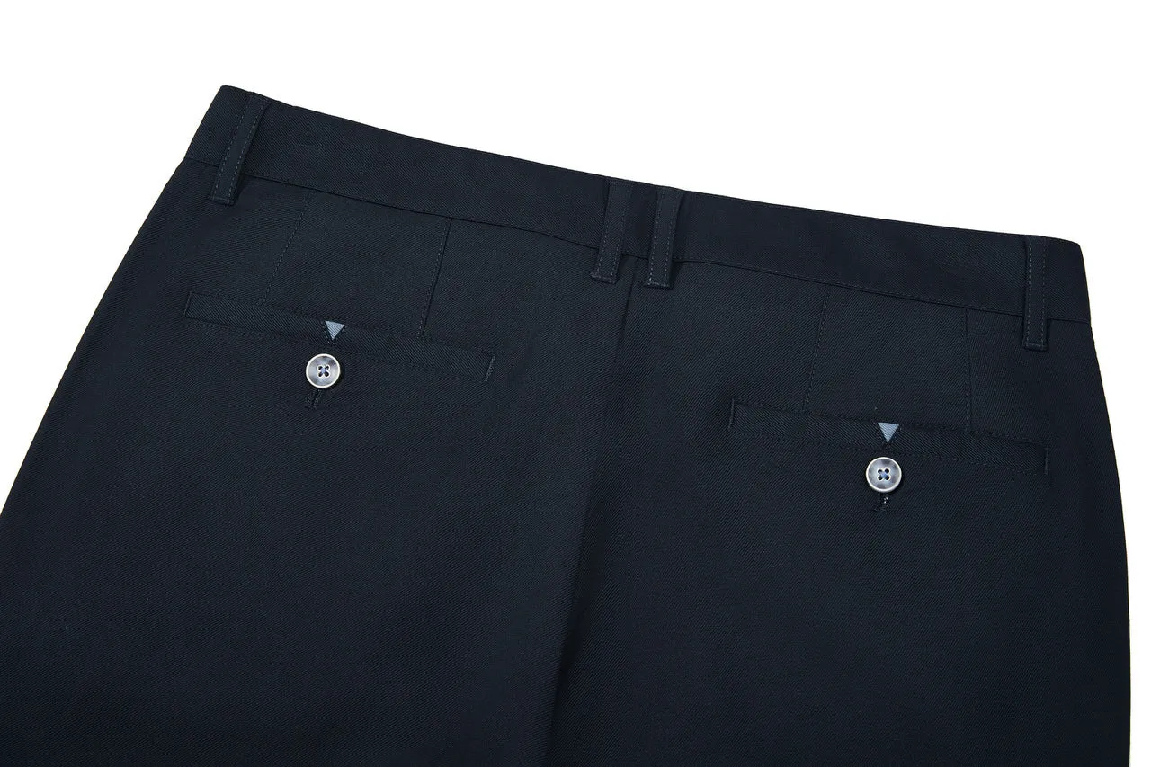 Soft Cotton Rich Stretch Casual Pants in Regular Fit