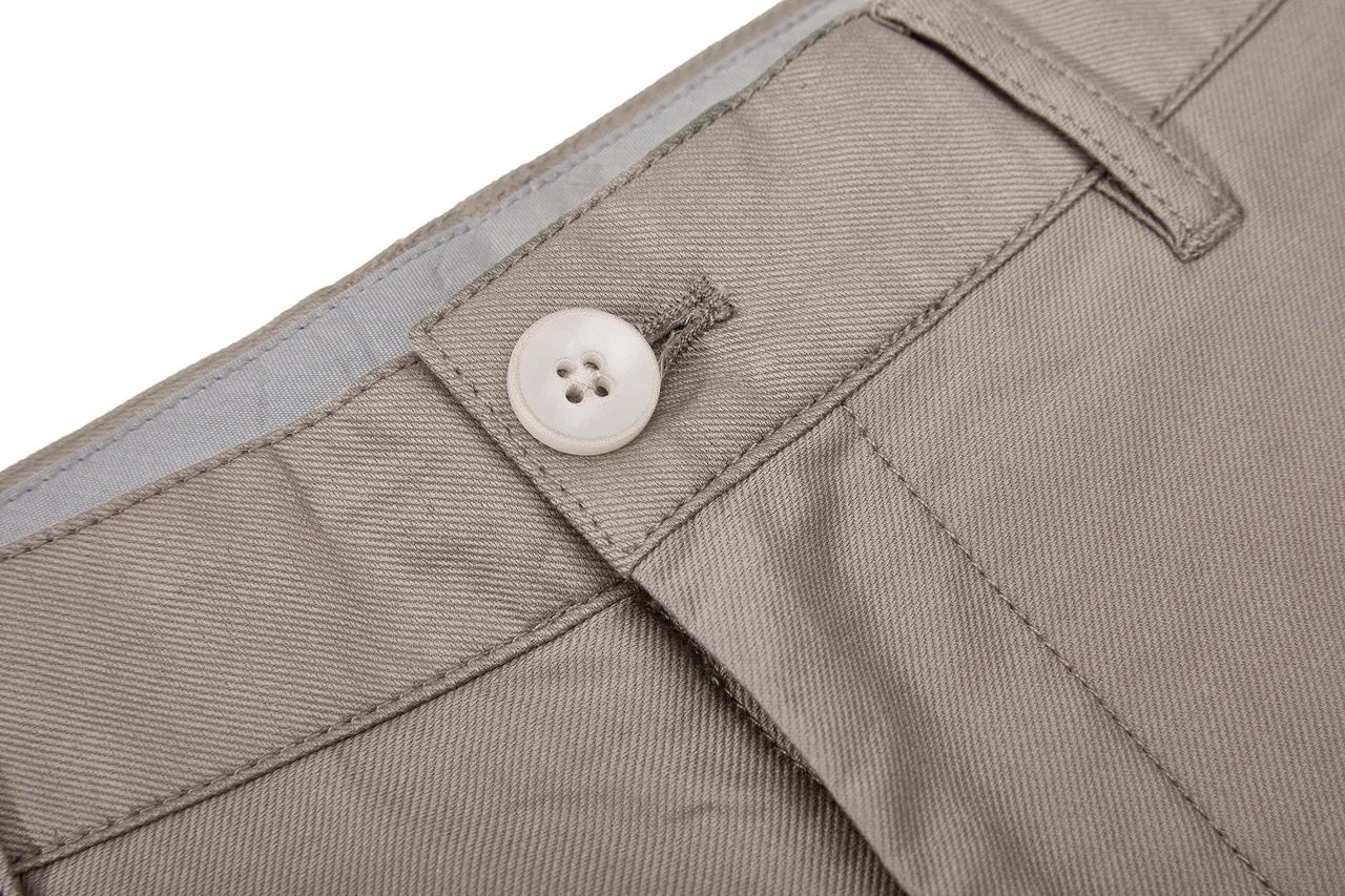 Soft Cotton Rich Stretch Casual Pants in Regular Fit