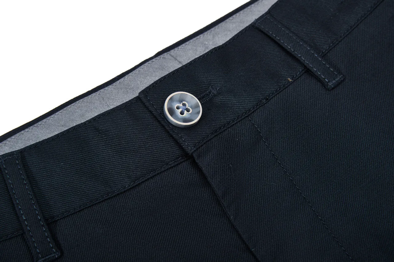 Soft Cotton Rich Stretch Casual Pants in Regular Fit