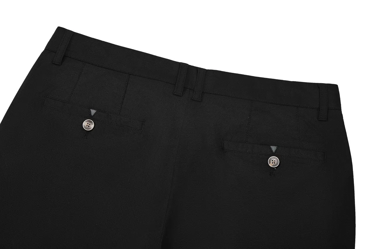 Soft Cotton Rich Stretch Casual Pants in Regular Fit