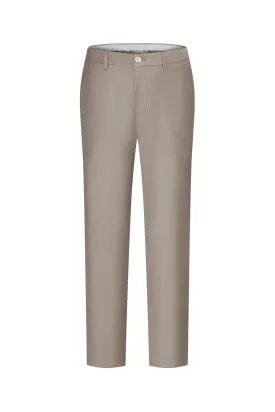 Soft Cotton Rich Stretch Casual Pants in Regular Fit