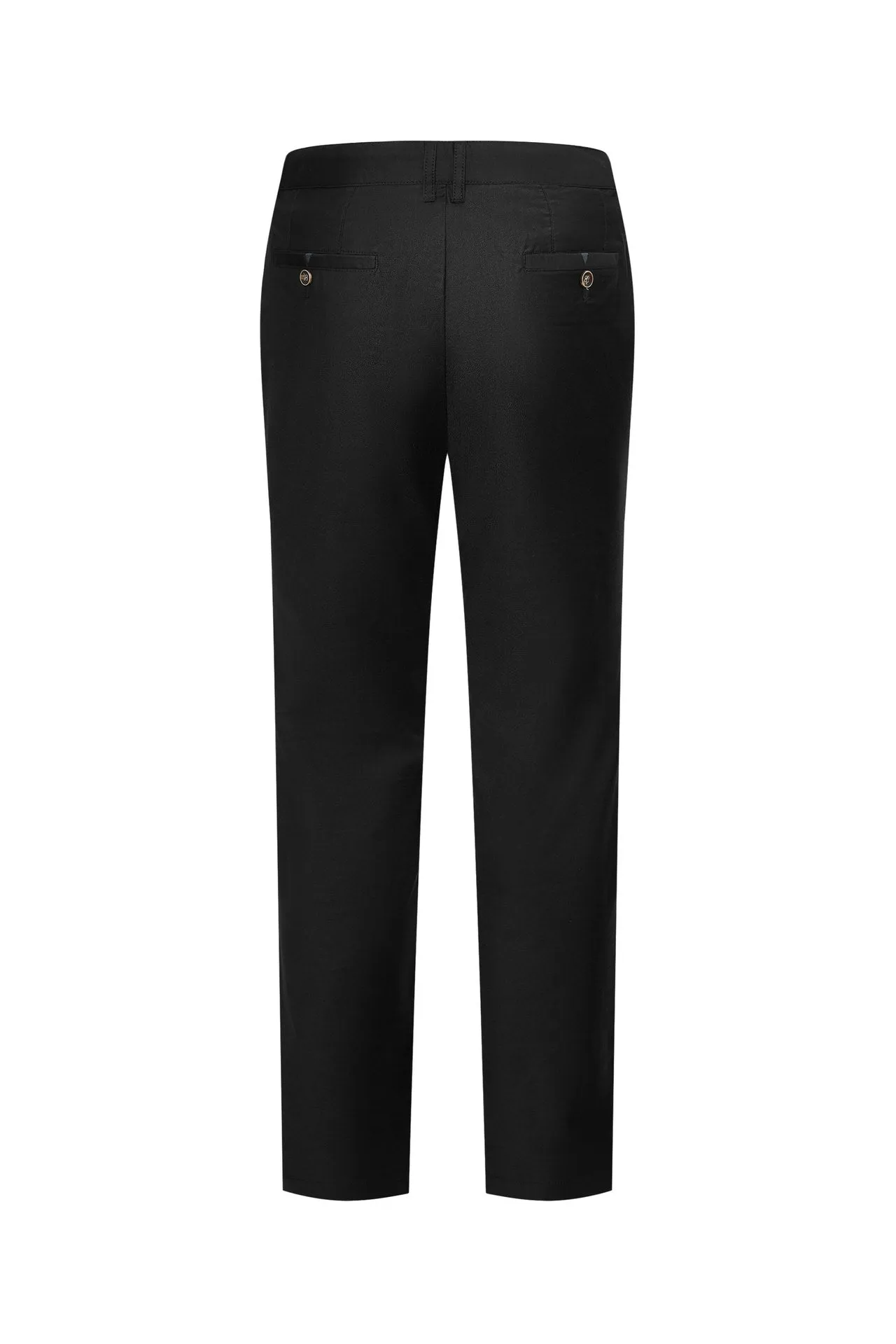 Soft Cotton Rich Stretch Casual Pants in Regular Fit