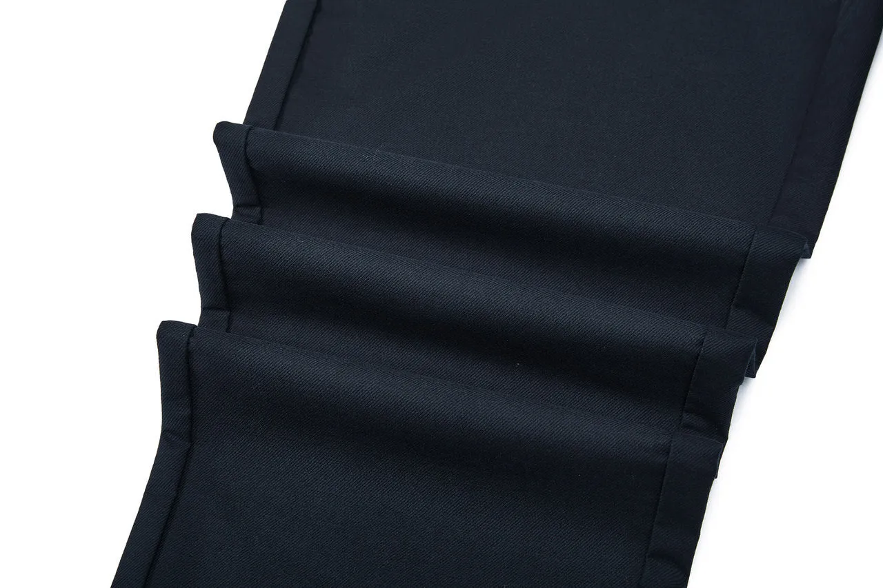 Soft Cotton Rich Stretch Casual Pants in Regular Fit