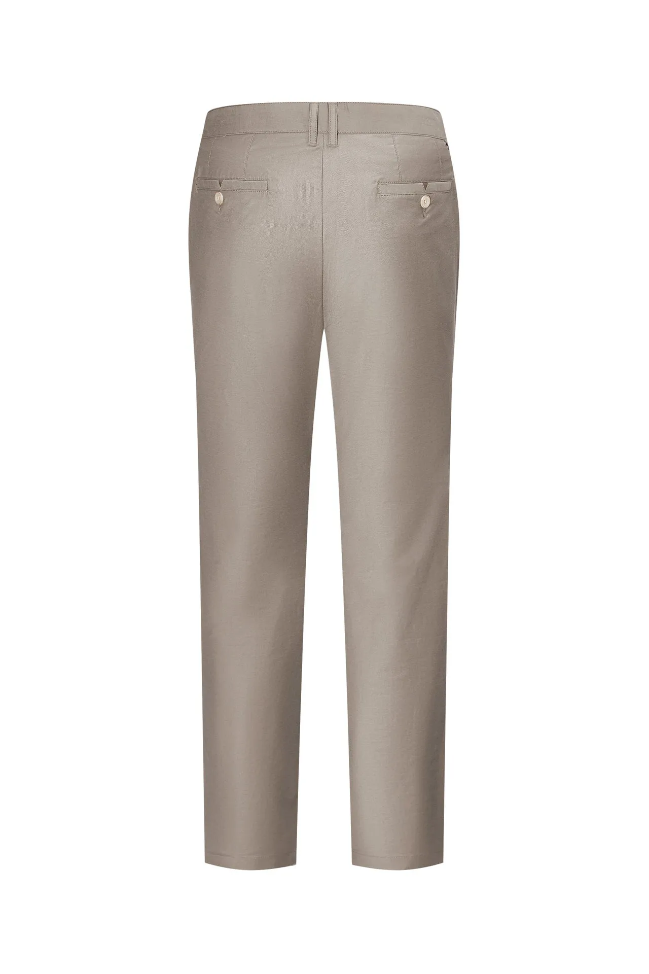 Soft Cotton Rich Stretch Casual Pants in Regular Fit