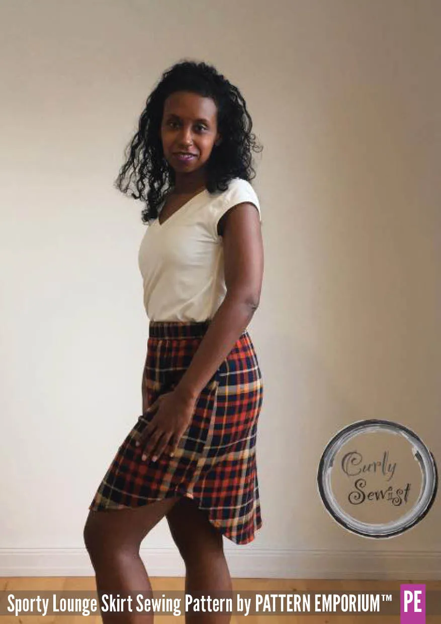 Sporty Lounge Skirt | Sewing Pattern
