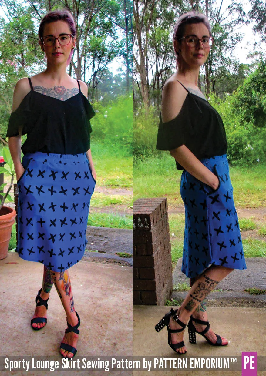 Sporty Lounge Skirt | Sewing Pattern