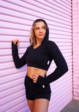 Studio 7 Warm Up Cropped Hoodie | Adult
