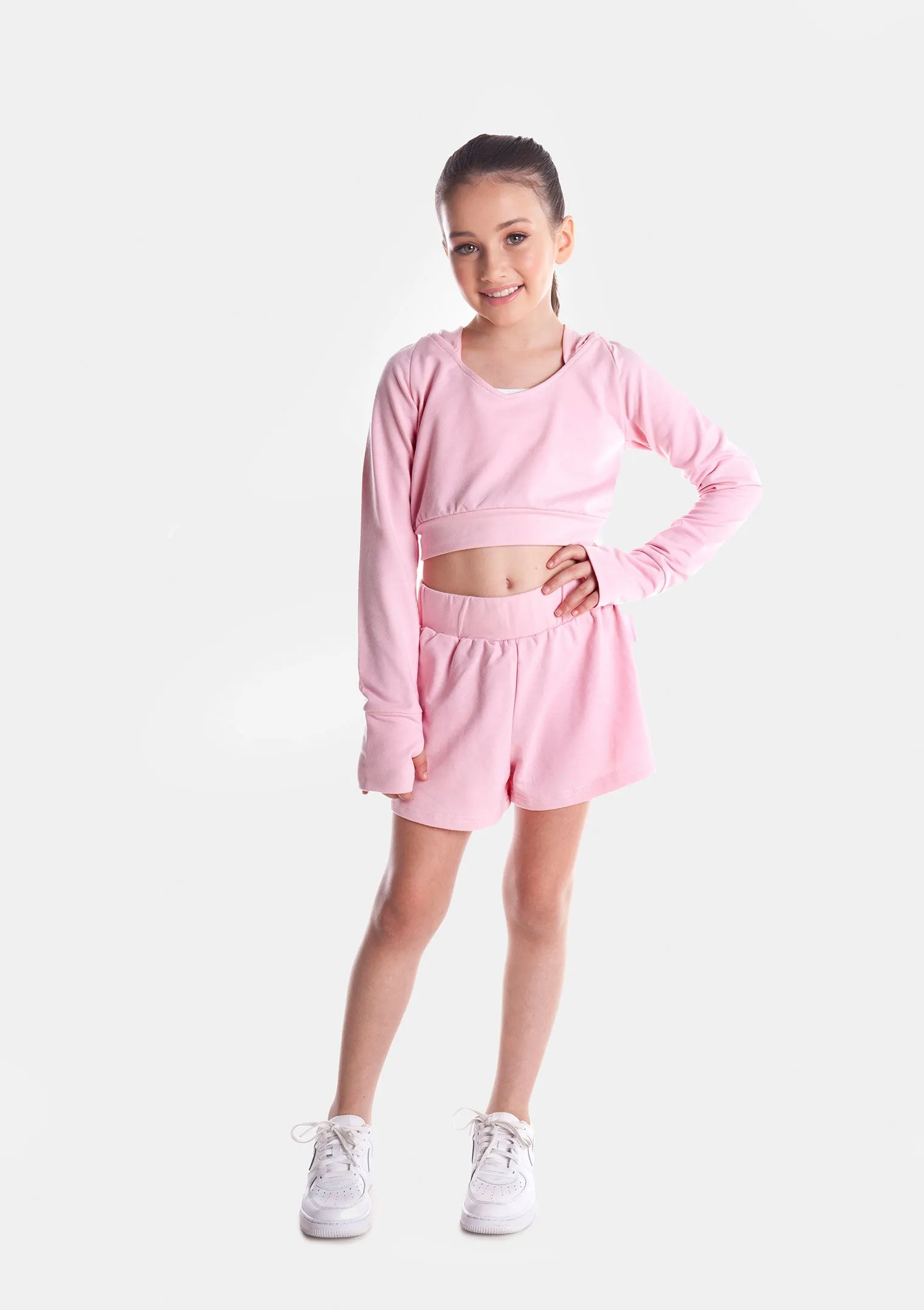 Studio 7 Warm Up Cropped Hoodie | Adult