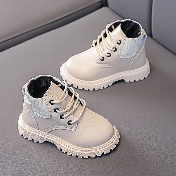 Suede Leather Baby Martin Boots