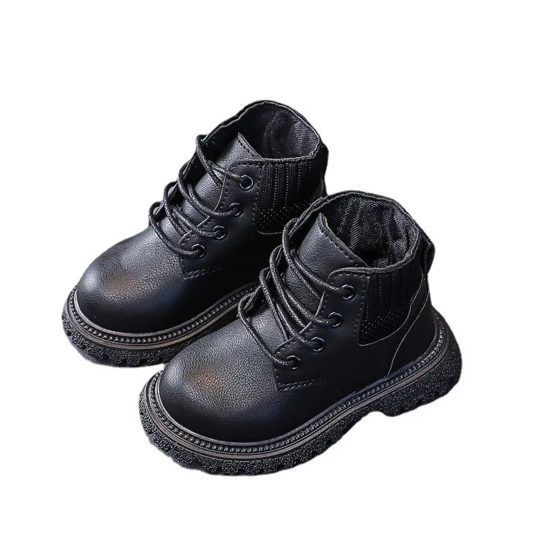 Suede Leather Baby Martin Boots