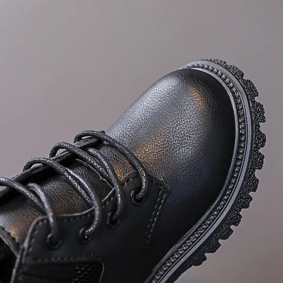 Suede Leather Baby Martin Boots