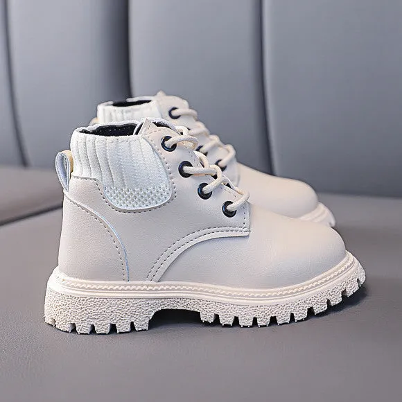 Suede Leather Baby Martin Boots